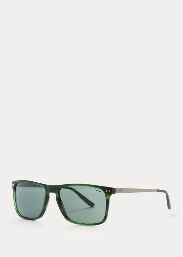 Gafas De Sol Polo Ralph Lauren Hombre Verdes - Metal Temple - IJPYA9583